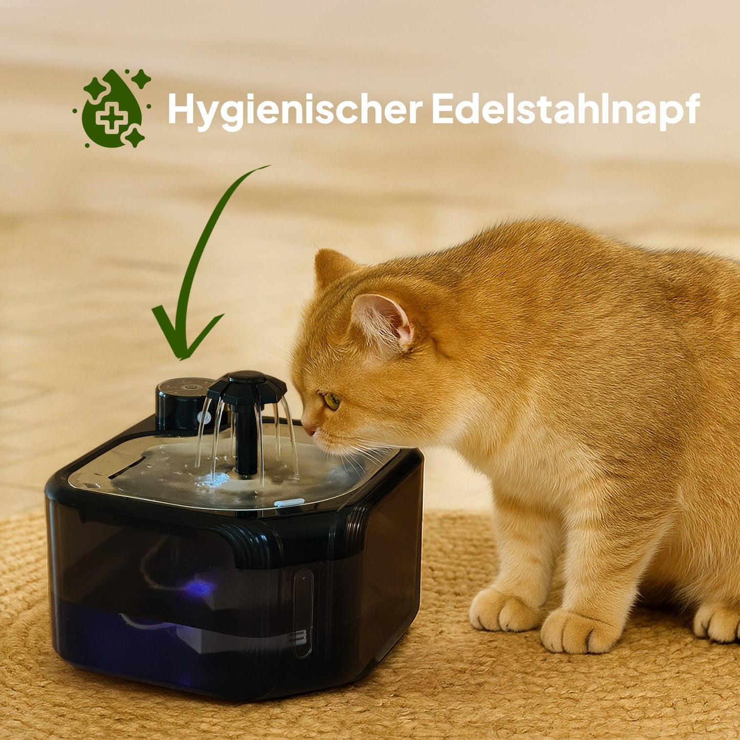 Kabelloser Katzentrinkbrunnen 2.8L