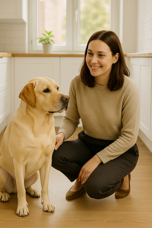 Sarah, Hundebesitzerin aus Stuttgart
