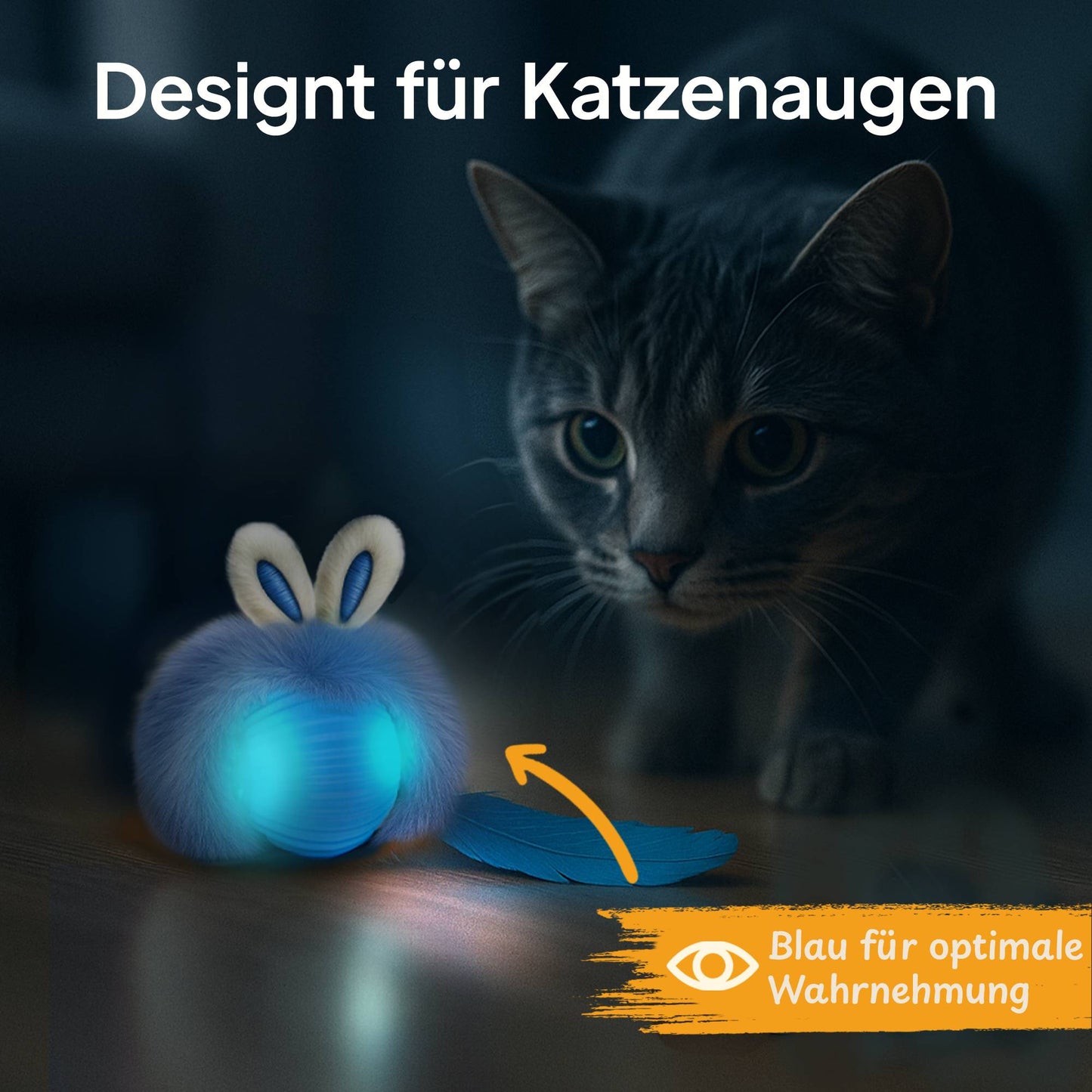 TurboBall - interaktives Katzenspielzeug
