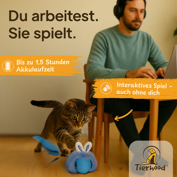 Tierhood Turboball - Interkatives Katzenspielzeug