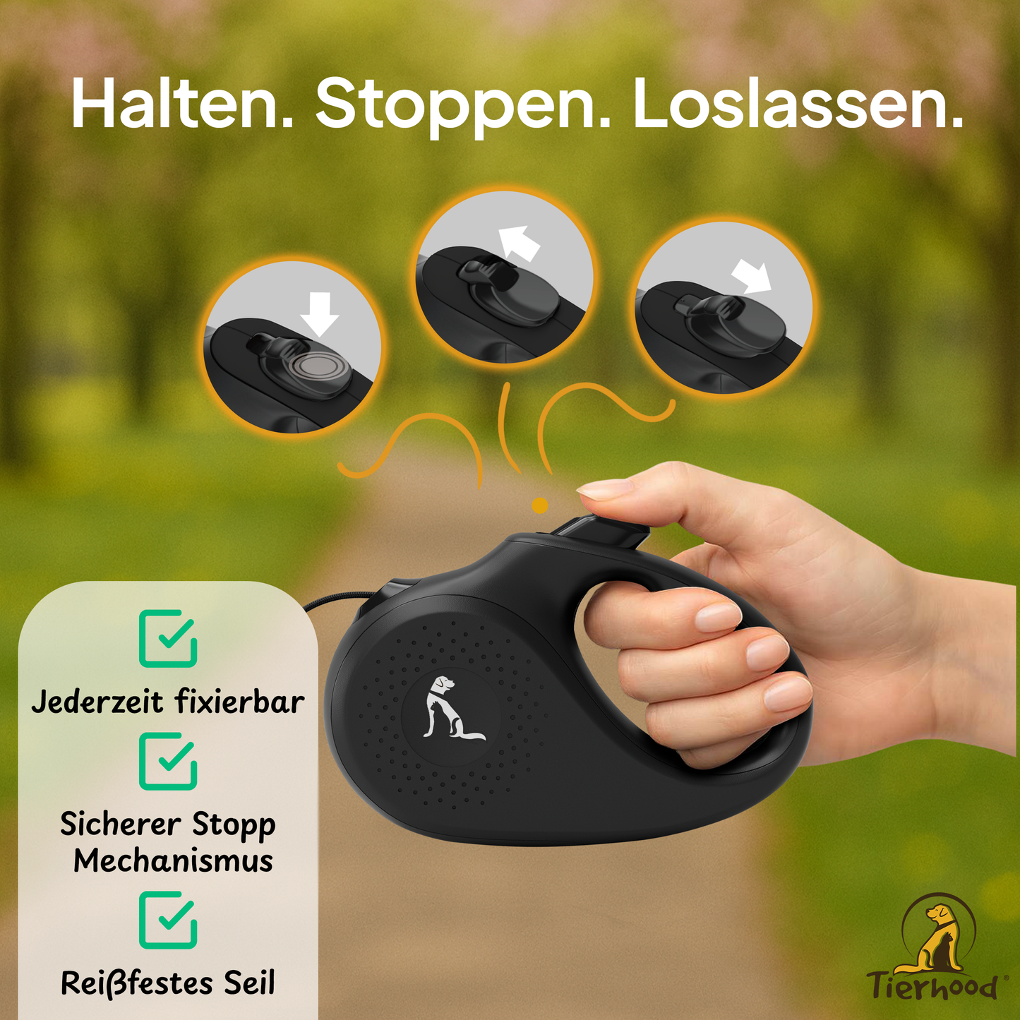 Mini Rollleine - für kontrollierten Auslauf