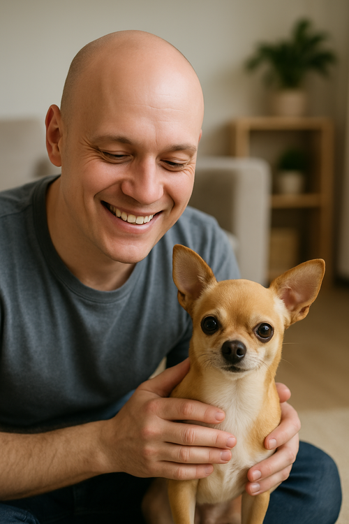 Tim, Hundebesitzer